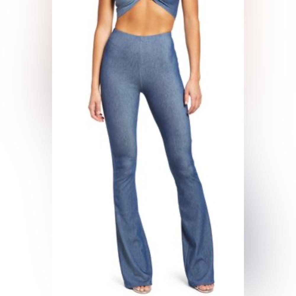 Naked Wardrobe High-Waisted Flare pants Denim Size Small EUC from Nordstrom Rack